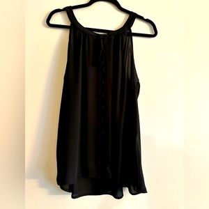 Torrid black sheer flowy top